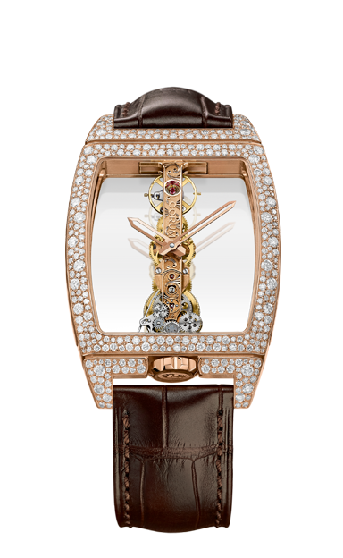 Golden Bridge Classic Rose Gold Snow-Set Watch - B113/03853 - 113.358.85/0F02 0000